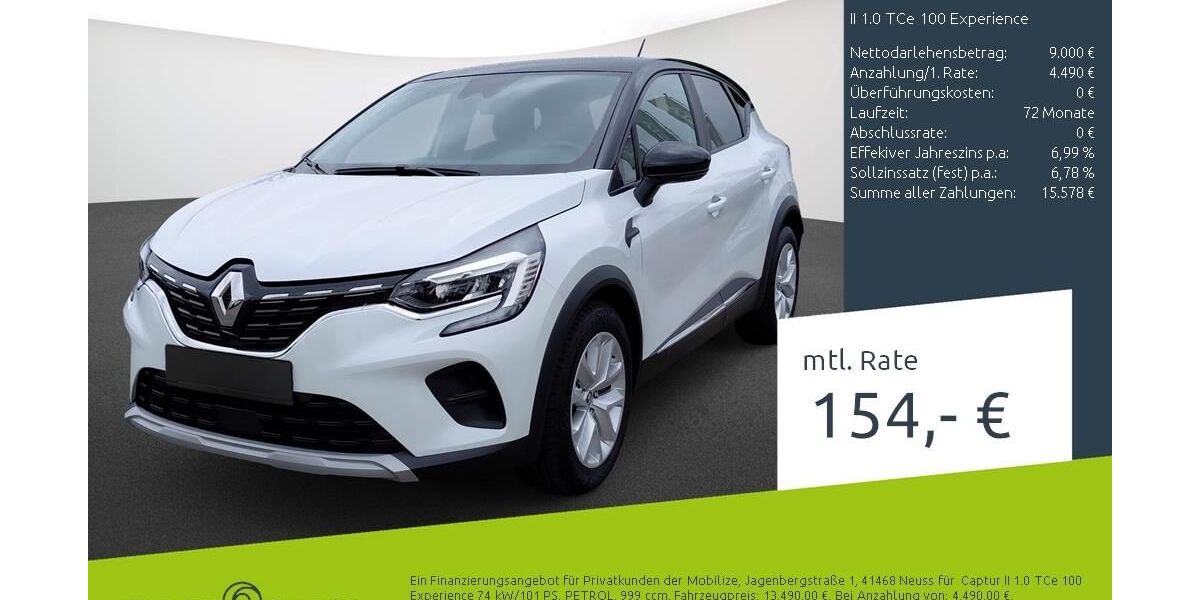 Renault Captur 88.009 km 12.880 &euro; Stuhr 28816