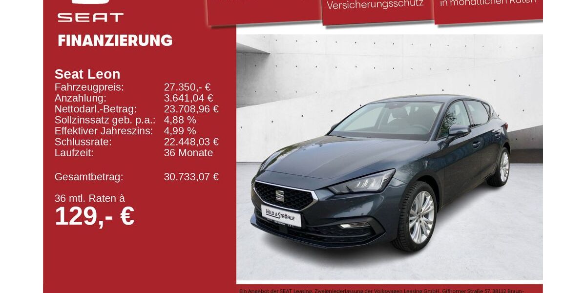 Seat Leon 2.001 km 27.350 &euro; Neu-Ulm 89231