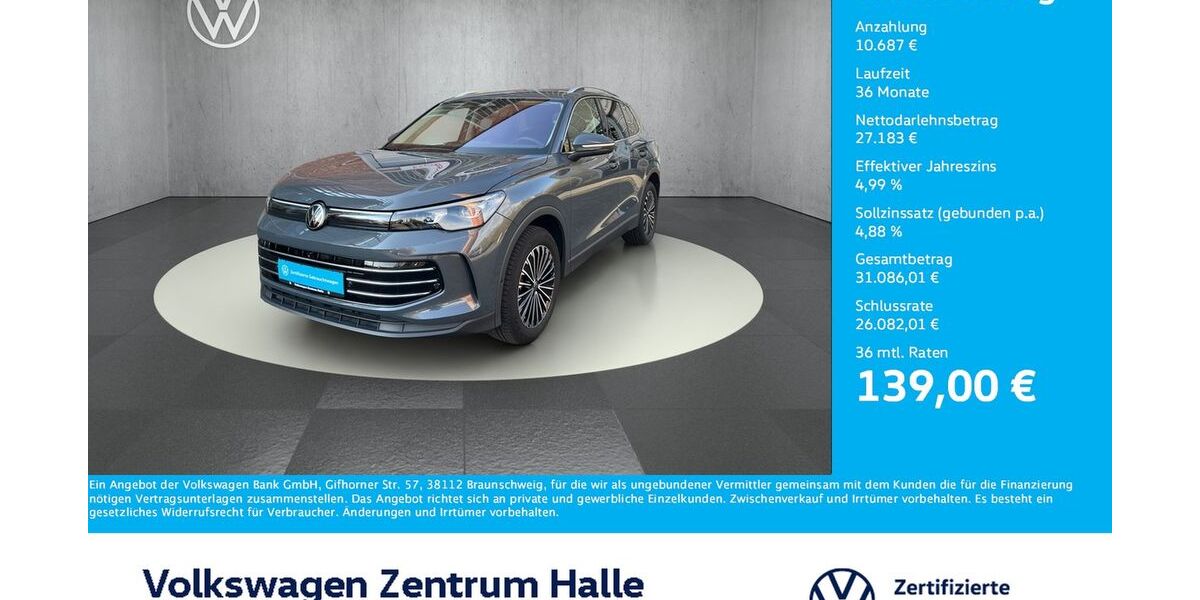 VW Tiguan 7.104 km 37.870 &euro; Halle/Saale 06110