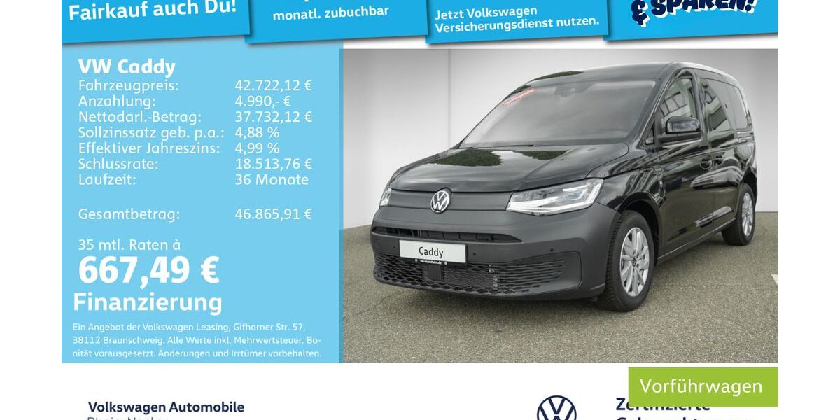 VW Caddy 29.990 km 39.104 &euro; Mannheim 68309