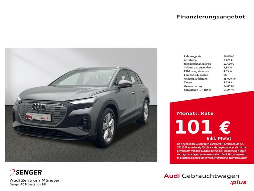 Audi Q4 e-tron 46.610 km 28.880 € Münster 48153