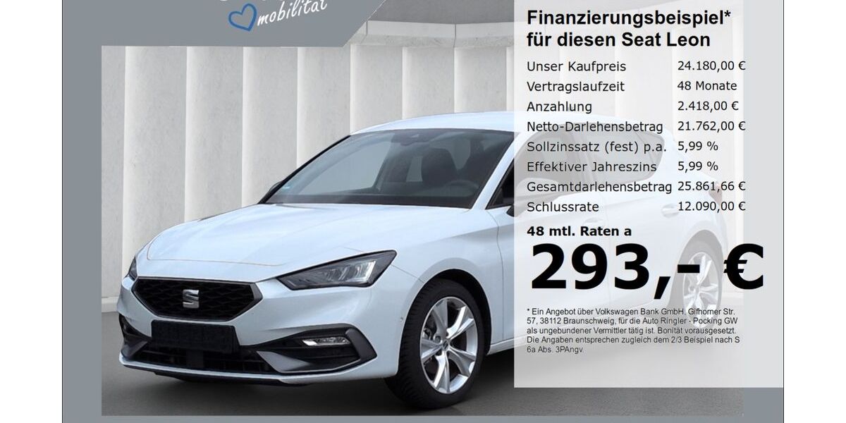 Seat Leon 18.070 km 24.180 &euro; Pocking 94060