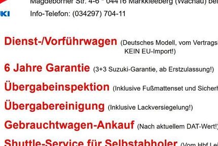 Suzuki Swift 3.900 km 20.399 &euro; Markkleeberg 04416