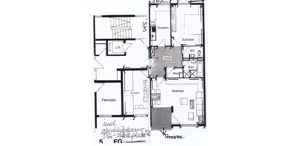 Erdgeschoßwohnung Würzburg Heuchelhof - 3 Zimmer, 80 m&sup2;, 279.000&euro; | Angebot:26393770