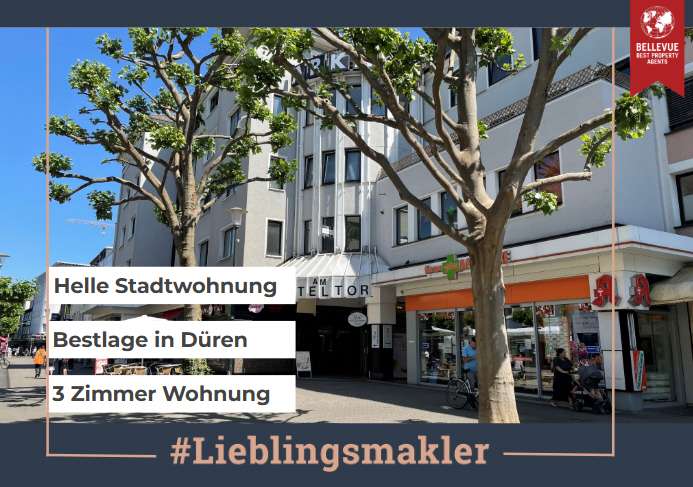 Etagenwohnung Düren - 3 Zimmer, 58 m&sup2;, 599&euro; | Angebot:26411015