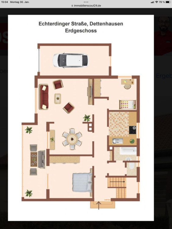 Einfamilienhaus freistehend 2 abgetrennte Wohnungen Dettenhausen