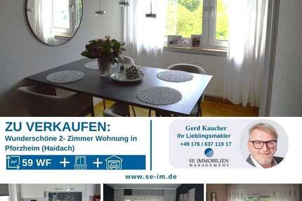 Wohnung zum Kaufen in Pforzheim 198.000 € 59.7 m² 2 zimmer