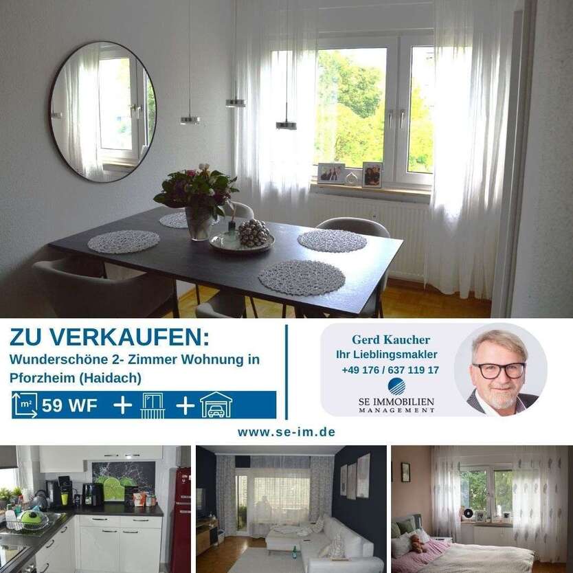Wohnung zum Kaufen in Pforzheim 198.000 € 59.7 m² 2 zimmer