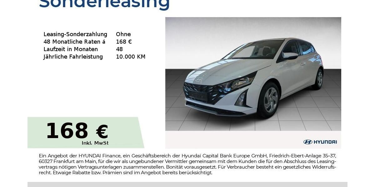Hyundai i20 19.639 km 15.350 &euro; Fürth 90763