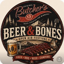 Beer and Bones Open Air Festival 10.06.2027 Parkwald Segendorf