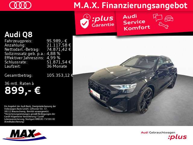 Audi Q8 17.600 km 95.989 € Offenbach 63071