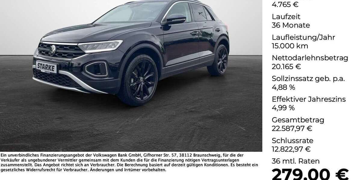 VW T-Roc 15.025 km 24.930 &euro; Versmold 33775