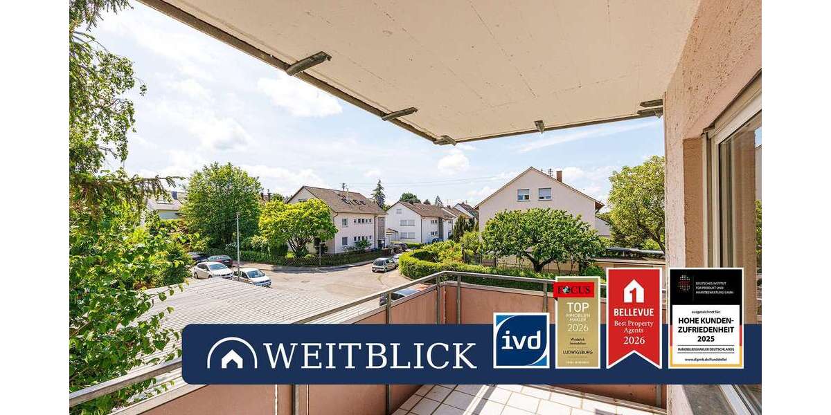 Etagenwohnung Ludwigsburg Oßweil - 3 Zimmer, 77 m&sup2;, 980&euro; | Angebot:27118097