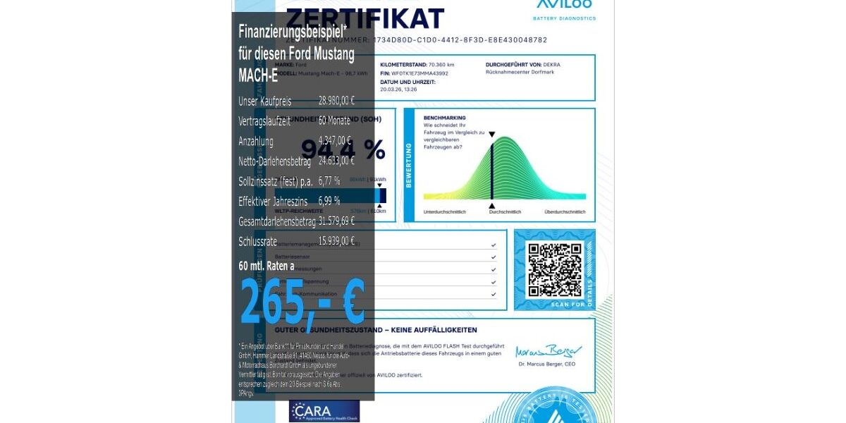 Ford Mustang Mach-E 70.162 km 28.980 &euro; Stemwede - Dielingen 32351