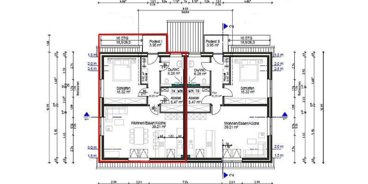 Dachgeschoßwohnung Weddingstedt - 2 Zimmer, 75 m&sup2;, 830&euro; | Angebot:26585915