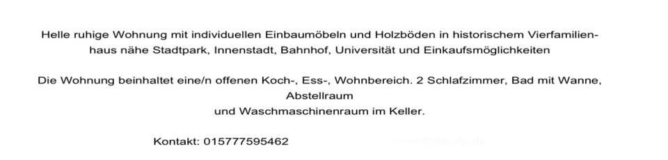 Etagenwohnung Kaiserslautern Bahnheim - 3 Zimmer, 73 m&sup2;, 760&euro; | Angebot:26394068