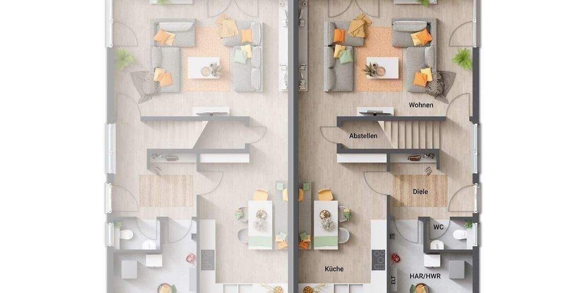 Doppelhaushälfte Havixbeck - 4 Zimmer, 136 m&sup2;, 304.990&euro; | Angebot:25681293