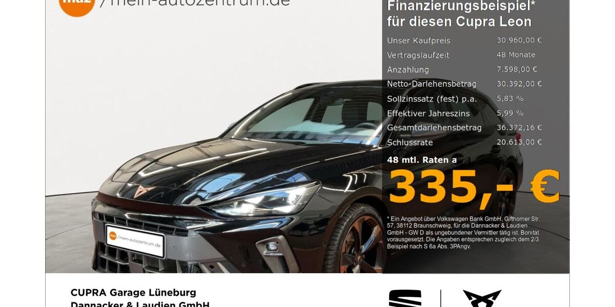 Cupra Leon 25.283 km 30.960 &euro; Lüneburg 21337