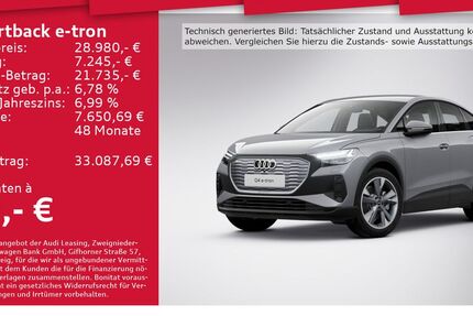 Audi Q4 e-tron 82.509 km 28.980 € Dresden 01169