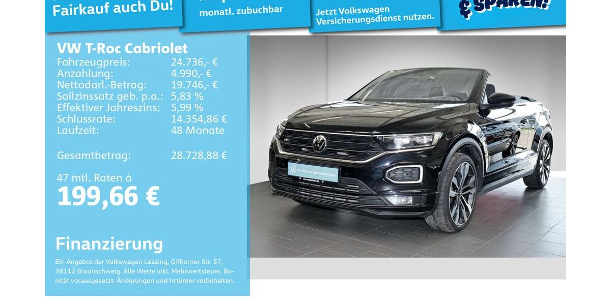 VW T-Roc 78.095 km 23.992 &euro; Mannheim 68309