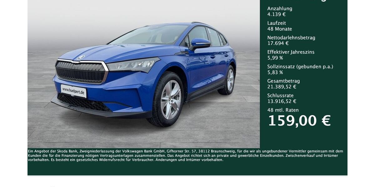 Skoda Enyaq 13.288 km 21.833 &euro; Dortmund 44141