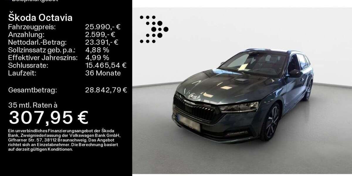 Skoda Octavia 77.479 km 25.990 &euro; Sand am Main 97522