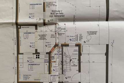 Wohnung Erlangen Buckenhofer Siedlung - 4 Zimmer, 99 m&sup2;, 1.790&euro; | Angebot:25563282
