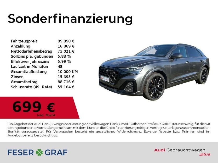 Audi Q8 26.705 km 89.890 € Dessau-Roßlau 06844