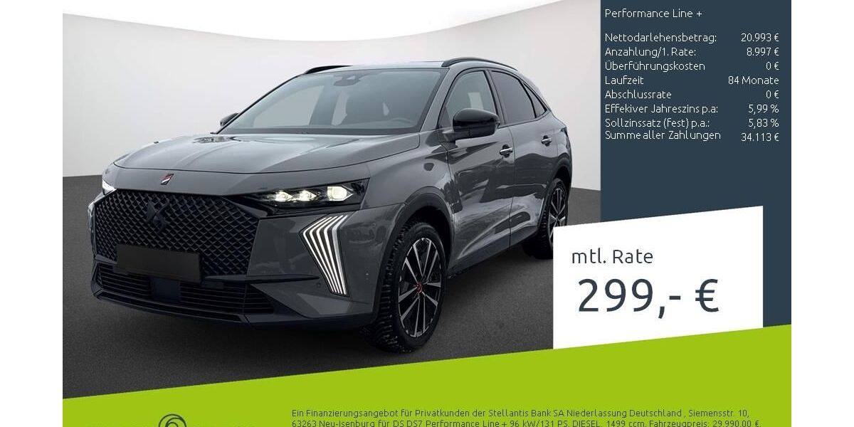 DS Automobiles DS7 (Crossback) 29.414 km 29.990 &euro; Ahaus 48683