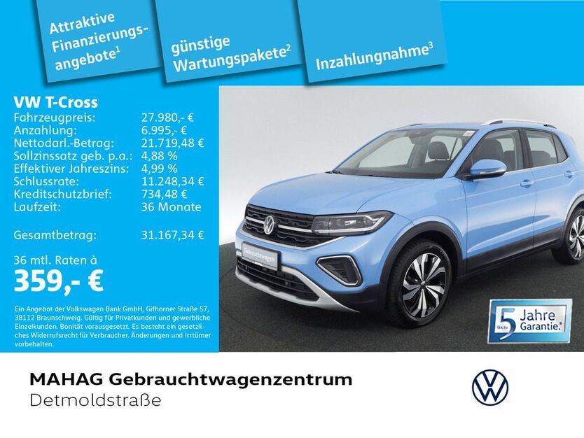 VW T-Cross 9.002 km 27.980 € München 80935
