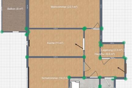 68qm – 2 Zimmer Wohnung in Oggersheim 2 zimmer