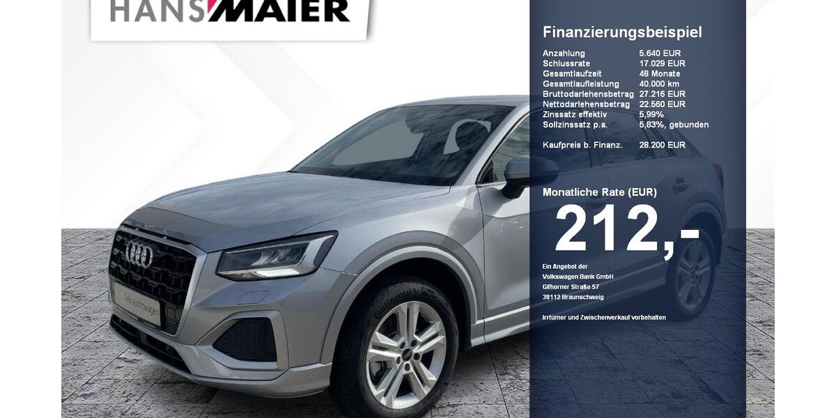 Audi Q2 1.204 km 28.200 € Erding 85435