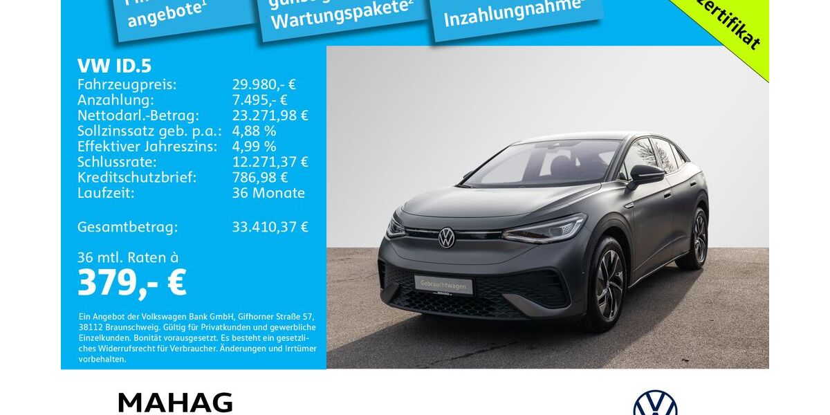 VW ID.5 63.333 km 29.980 &euro; München 81825