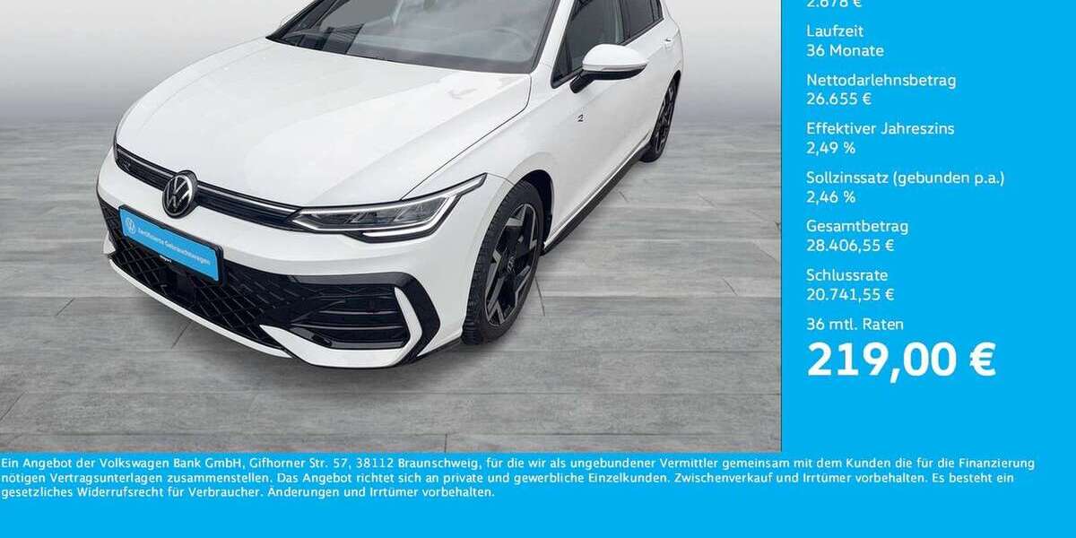 VW Golf 8.583 km 29.333 &euro; Dortmund 44141