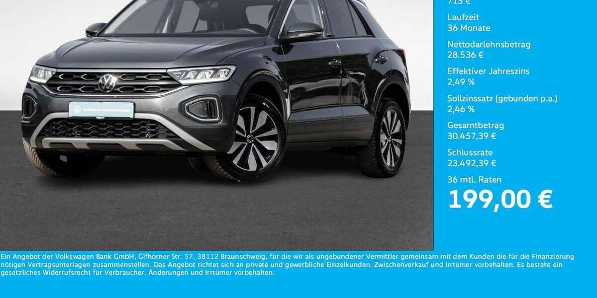 VW T-Roc 16.789 km 29.249 &euro; Dortmund 44141