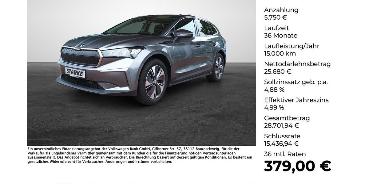 Skoda Enyaq 56.232 km 31.430 &euro; Versmold 33775