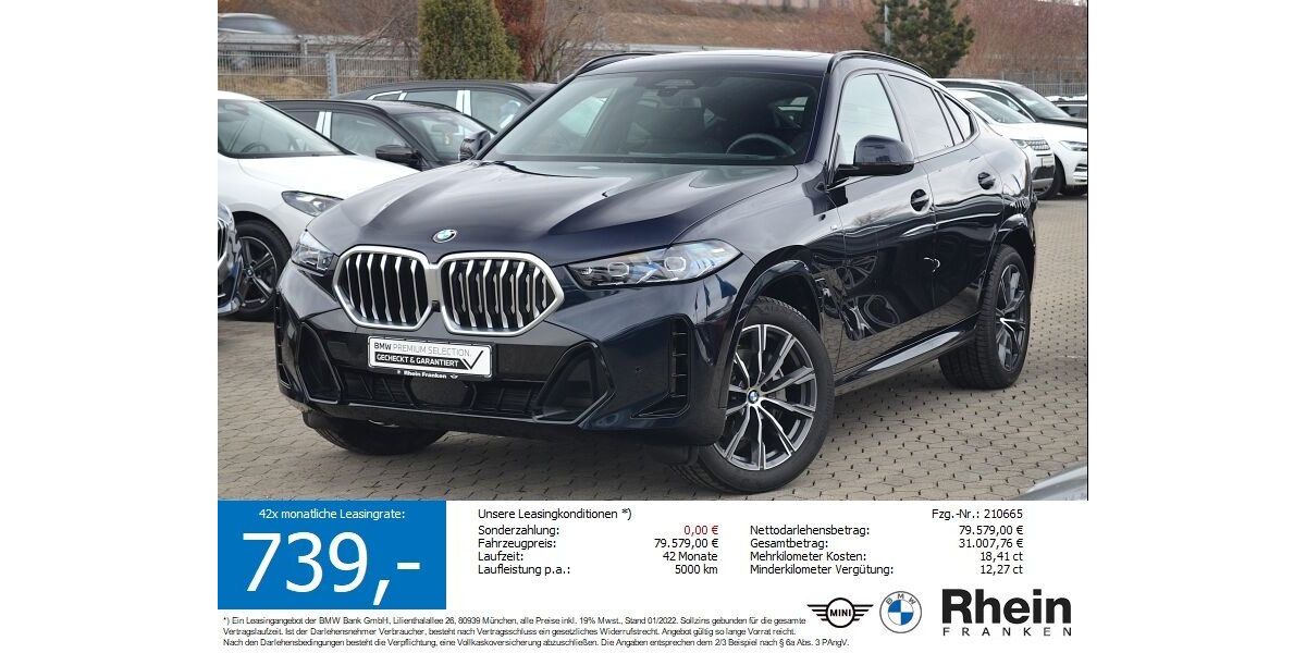 BMW X6 24.455 km 79.320 &euro; Lauf an der Pegnitz 91207