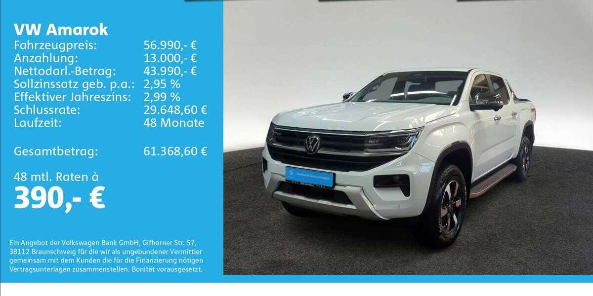 VW Amarok 11.003 km 56.990 &euro; Ulm 89079