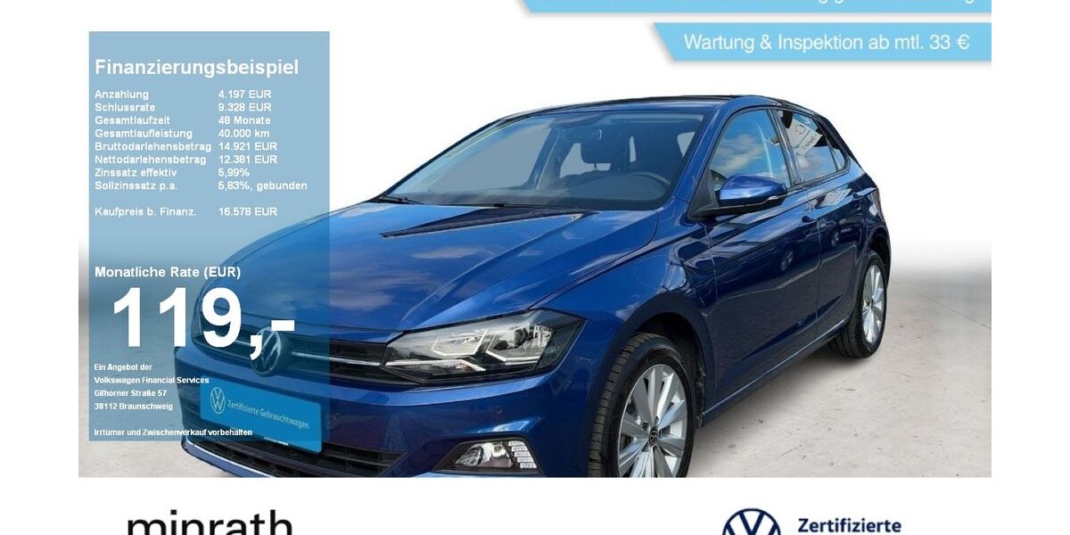 VW Polo 54.036 km 15.828 &euro; Moers 47441