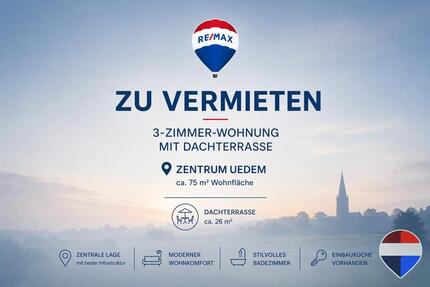 Wohnung Uedem - 3 Zimmer, 75 m&sup2;, 725&euro; | Angebot:26122625