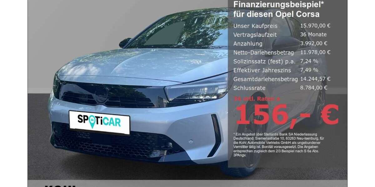 Opel Corsa 19.300 km 15.970 &euro; Aachen 52078