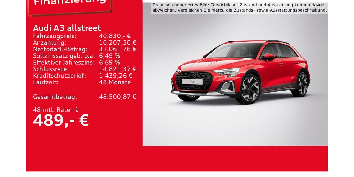 Audi A3 4.813 km 40.420 &euro; Ulm 89073