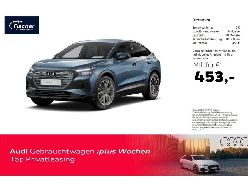 Audi Q4 e-tron 7.536 km 47.980 € Neumarkt 92318