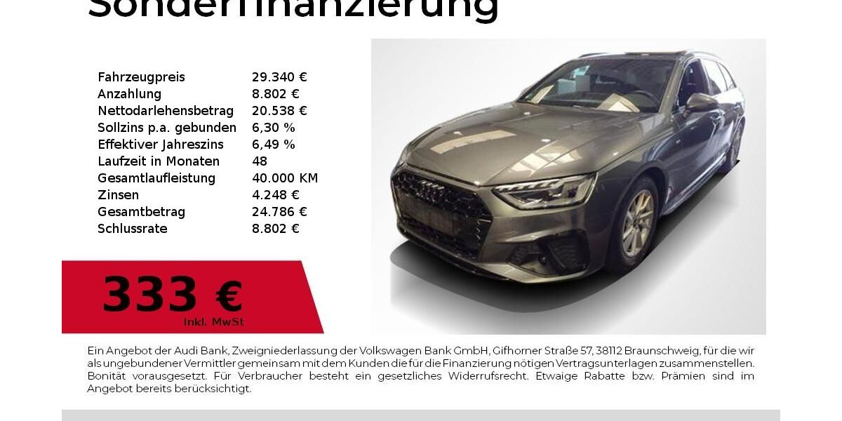 Audi A4 50.800 km 29.340 &euro; Nürnberg 90411