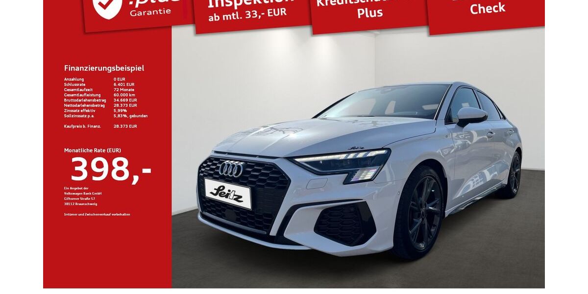 Audi A3 106.665 km 28.373 &euro; Lindau 88131