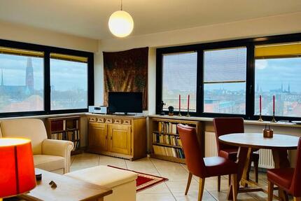 Panoramablick über Hamburg (2Zi-Whg im Mundsburg Tower) 2 zimmer