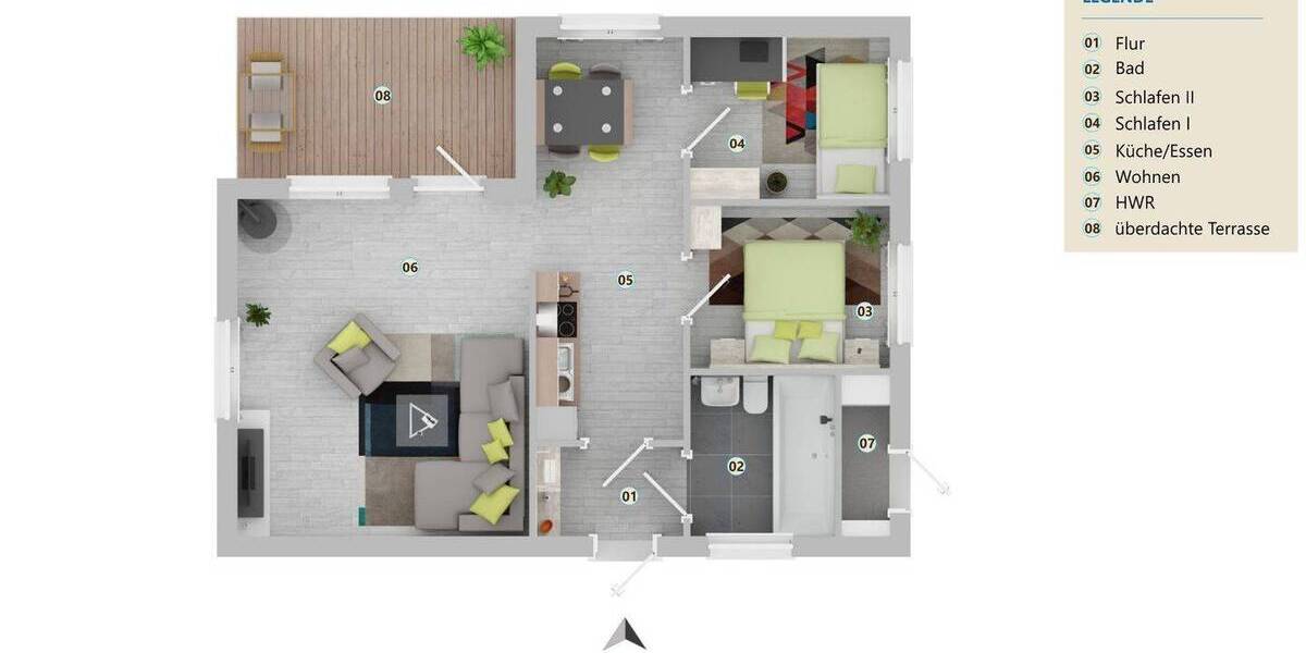 Einfamilienhaus Wurster Nordseeküste Spieka-Neufeld - 3 Zimmer, 53 m&sup2;, 169.000&euro; | Angebot:26851056