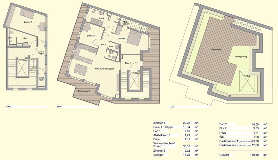 Einfamilienhaus Frankfurt am Main Ostend - 4 Zimmer, 169 m&sup2;, 3.600&euro; | Angebot:27545220