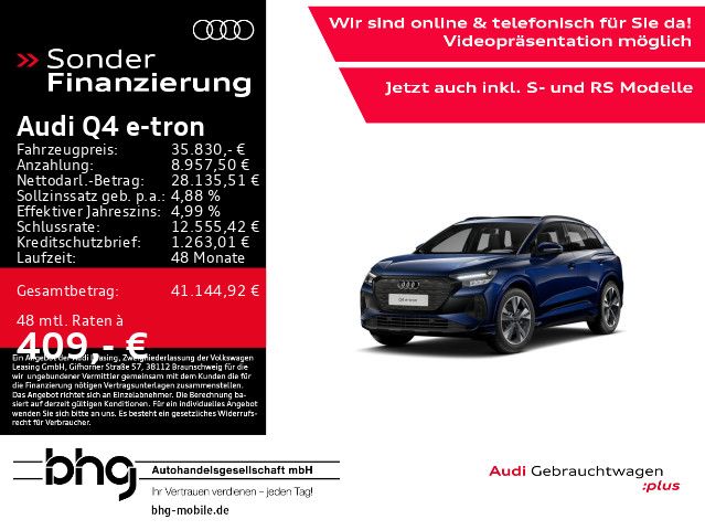 Audi Q4 e-tron 44.491 km 35.830 &euro; Rottweil 78628