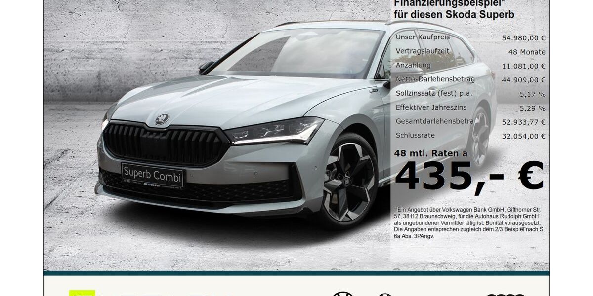 Skoda Superb 1.500 km 54.980 &euro; Merseburg 06217